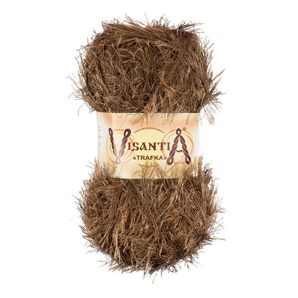 Пряжа Visantia Trafka / уп.5 мот. по 100г, 150м, 0101 бронзовый