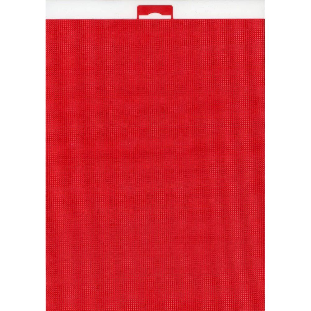 Канва пластиковая (красная) 21х28 см, К-051