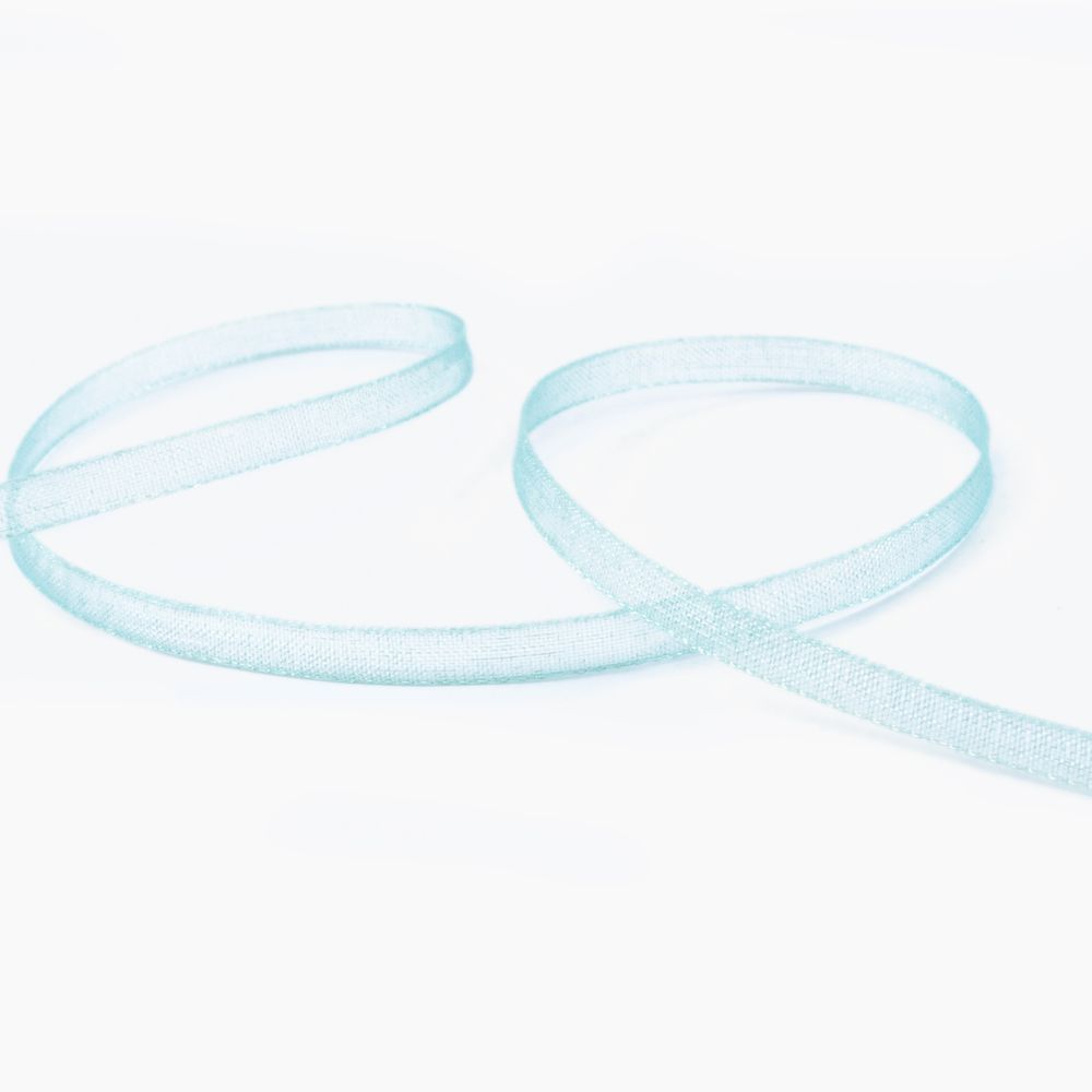 Лента капроновая (органза) _3.0 мм / 45.7 метров, 064 св.голубой, Blitz OR-3