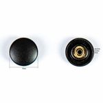 Часть кнопки Альфа (S-образная) ⌀15 мм (A-часть), №5/15 пл черн, 100 шт, BIG