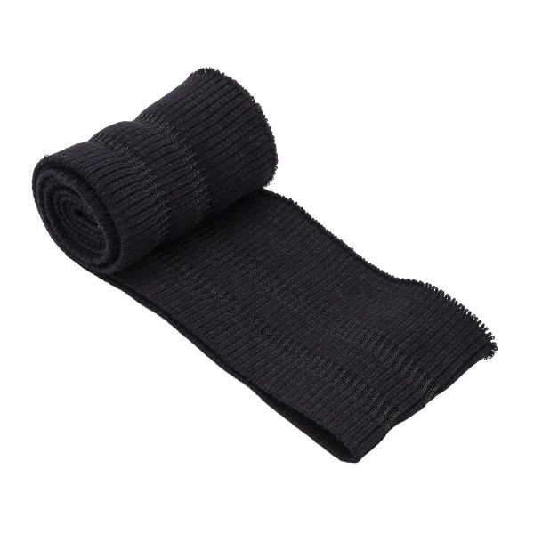 Подвяз (довяз) трикотажный с прозрачными вставками 6 см / 1 метр, черный, 3AR2880