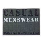 Термоаппликация Джинсовый ярлык прямоугольный CASUAL MENSWEAR, черный цв, Prym