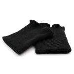 Манжеты трикотажные 8.0х9.5 см, 1 пара, средней плотности 14 кл, 1х1, в-01 черный