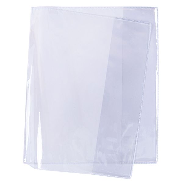 Обложка универсальная для тетрадей и дневников LNNCC-01 120 мкм (208х346 мм), 5 шт, прозрачный, Лео LNNCC-01