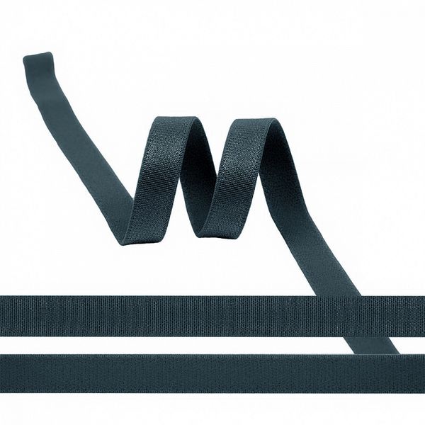 Резинка бельевая (бретелечная) 10.0 мм / 1000 метров, RBB05 изумрудно-синий F222