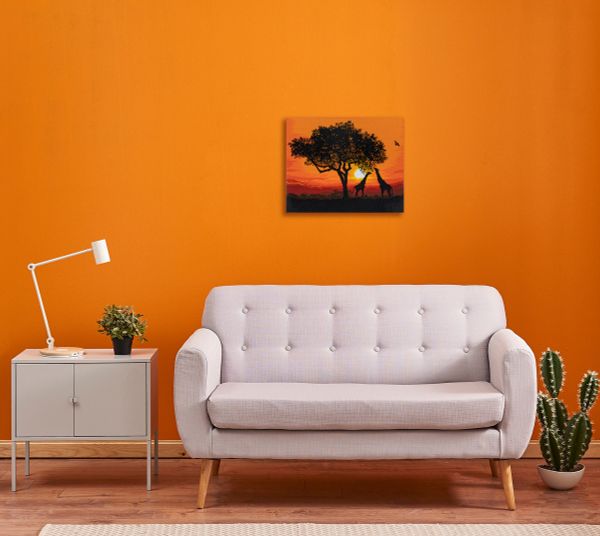 Алмазная (кристальная) мозаика Фрея ALPD-268, на подрамнике Сафари, 50х40 см