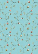 Ткань для пэчворка Peppy Версальские сады, рулон 112 см / 5 метров, ВС-05 голубой, Peppy