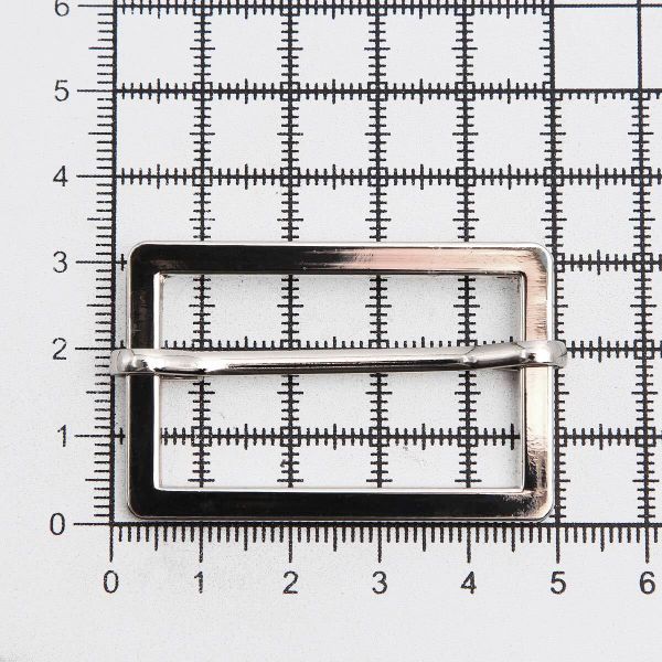 Рамка регулировочная металл литая с подвижной планкой 40 мм /48х31 мм, ⌀4 мм/, никель, 4 шт