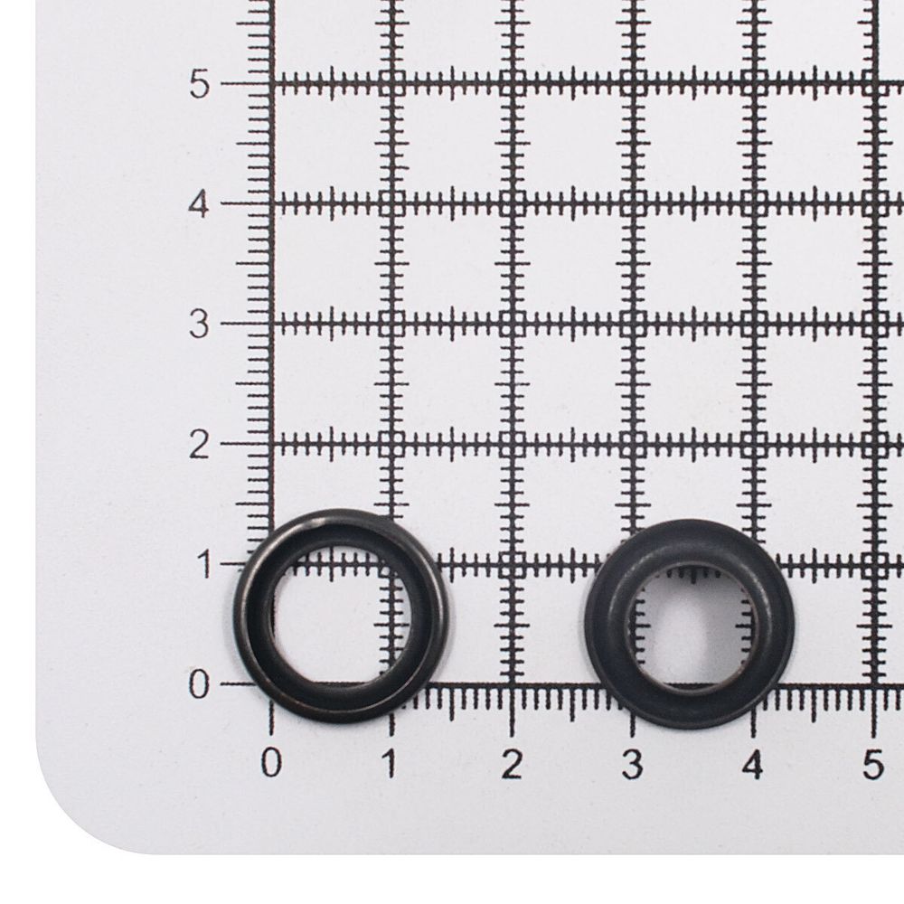 Люверсы металл ⌀11.0 мм (внутр.), латунь черный, цв, Prym, 15 шт