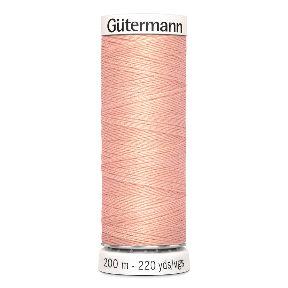 Нитки универсальные Gutermann Sew-all, 200м, 165 жемчужно-персиковый, 1 катушка