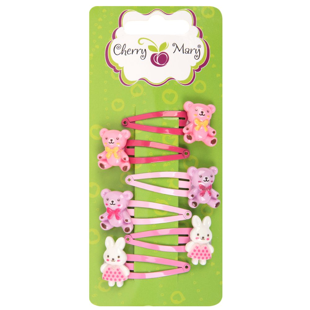 Набор заколок для волос, 30 шт, №01 разноцветные, Cherry Mary Z6103