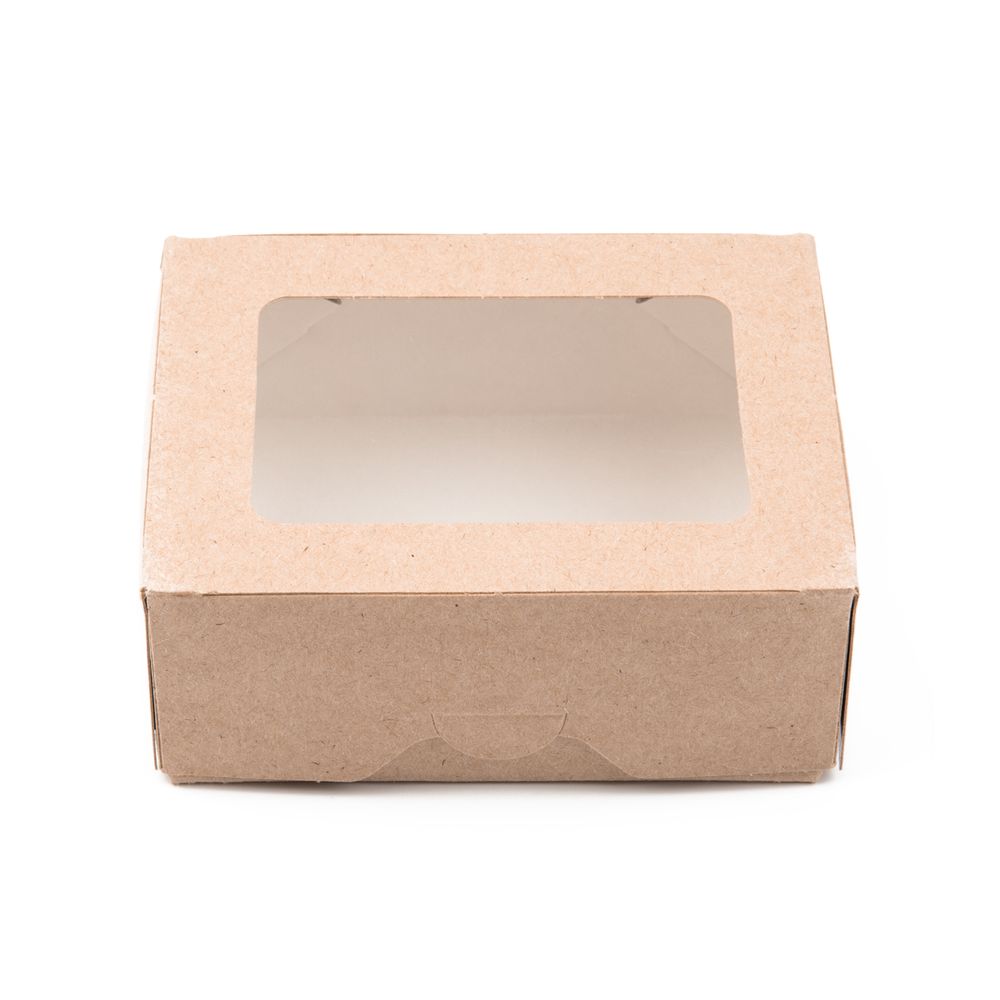 Коробка для безе с окном 10х8 x4 см, 5 шт, S-Chief BFC-034