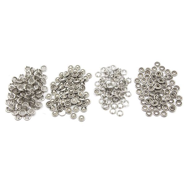 Кнопка рубашечная (джерси) сеточка ⌀9.5 мм, ≈72 шт, МЕТАЛЛ, никель, NEW STAR