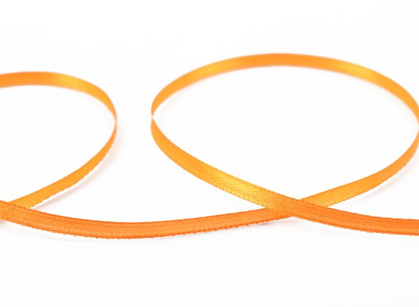 Лента атласная 2-сторонняя 3.0 мм / 91.4±2 метра, 064 желтый, Gamma AL-3P