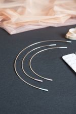 Косточки для бюстгальтера (каркасы) металл 190 мм, 30 пар, плоские, Blitz KB19