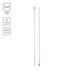 Спицы прямые металл ⌀3.0 мм, 35 см, с покрытием, Gamma KN2H