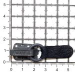 Крючок шубный Amii 50 мм, RAL 7015, 50 шт, т.серый