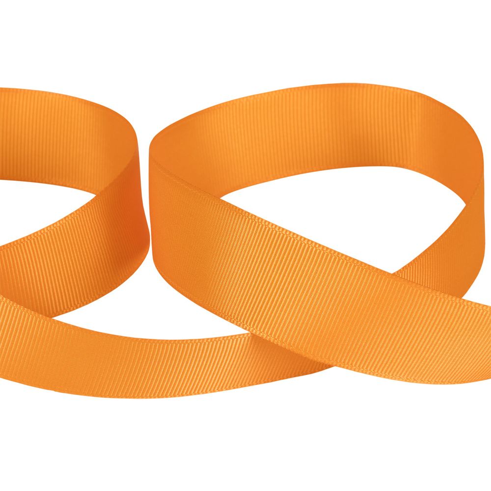 Лента репсовая нарезка 25.0 мм / 5 шт по 5.4 метра, 016 т.оранжевый, Gamma GR-25