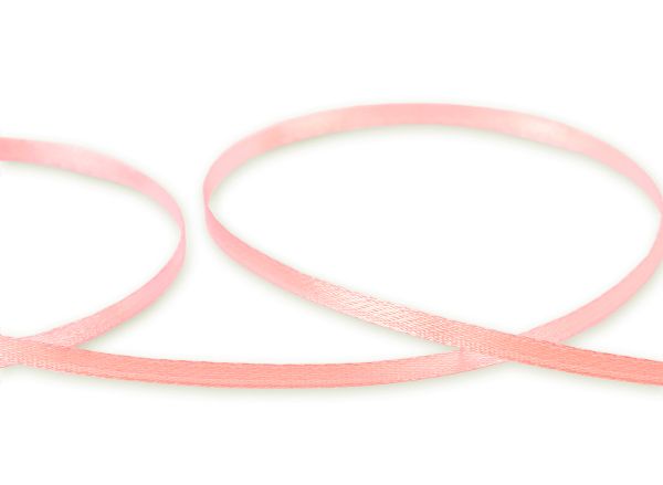 Лента атласная 2-сторонняя 3.0 мм / 91.4±2 метра, 041 розовый, Gamma AL-3P