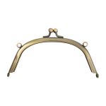 Застежка для сумки фермуар 14х7.5 см, 1 шт, 02 под состаренную бронзу, Gamma FER-24