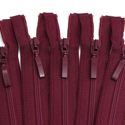 Молния спираль (витая) Arta Т5 (5 мм) 1 зам., разъем., 60 см, цв. 021 бордовый, уп.5 шт
