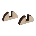 Заготовка для декорирования Подставка для декоративных элементов 2 шт 11х6,5см, Астра