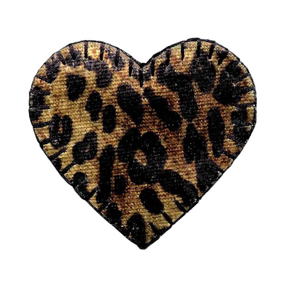 Термоаппликация Сердце леоп.принт Prym