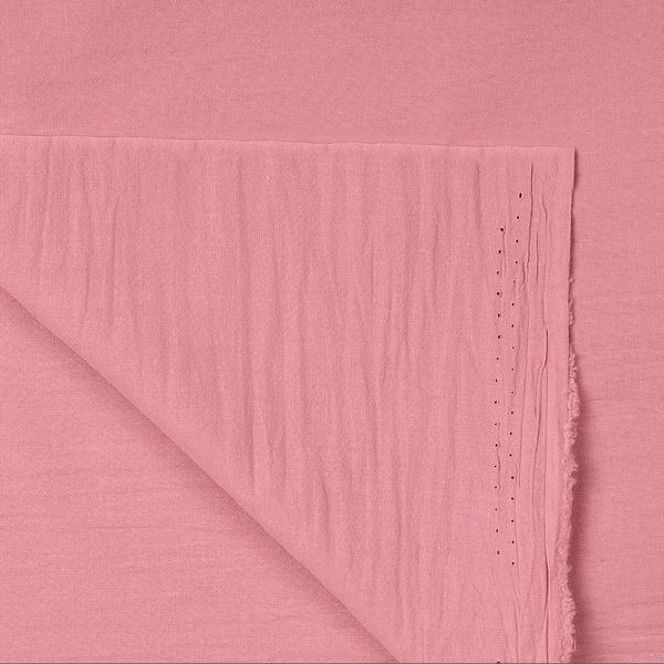 Хлопок крэш 90 г/м², 150 см / 5 метров, TBY.Caw.73.5, цв.ягодный