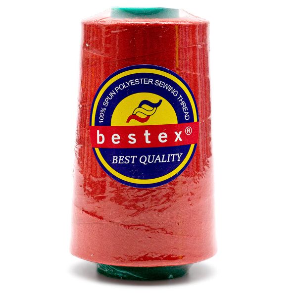 Нитки универсальные Bestex 50/2, 4570 м (5000 ярд) / 1 кат., 242 алый