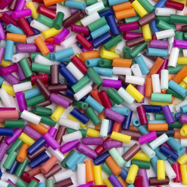 Стеклярус Astra&Craft 5 мм, 150 г (10х15 г), цв. 51 разноцветный