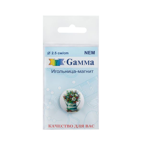 Игольница магнитная №19 Цветы в кувшине, Gamma NEM