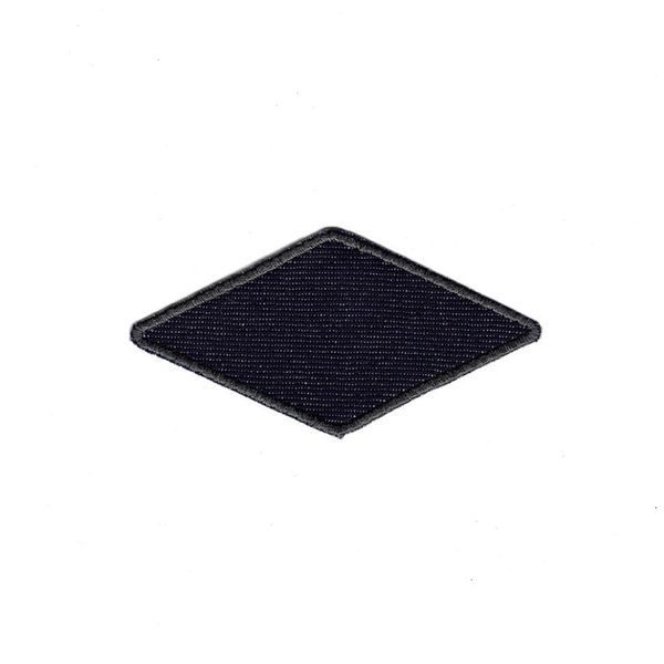 Термоаппликация Ромб, синий, 100х50мм (10 шт), 015 Д