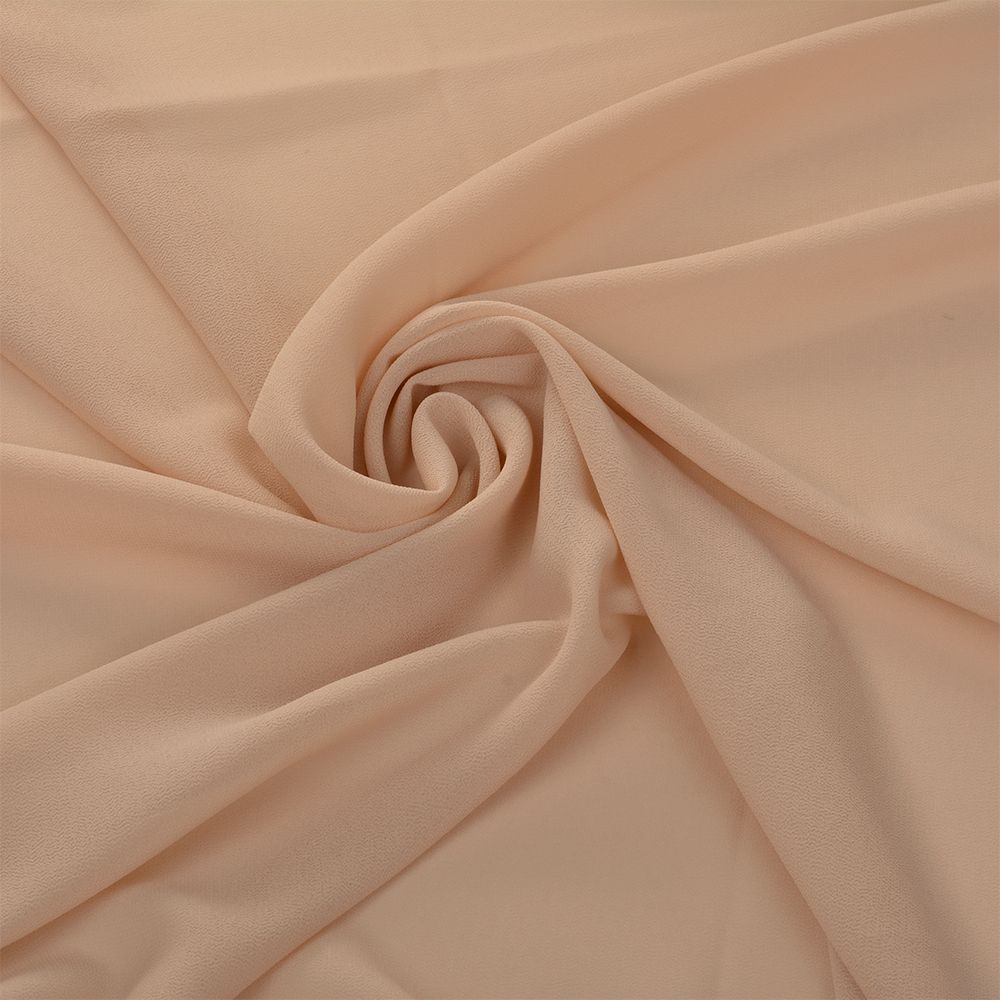 Креп-шифон 105 г/м², шир.150 см, цв.113 бежевый, 30м /TOS/