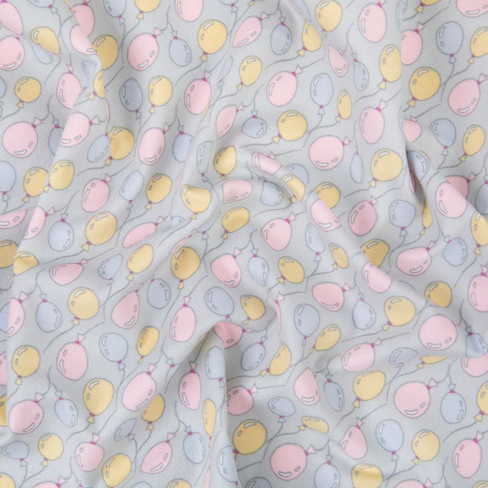 Ткань для пэчворка Peppy Молочные сны фланель, отрез 100х110 см, 175 г/м², МС-27 серый, Peppy