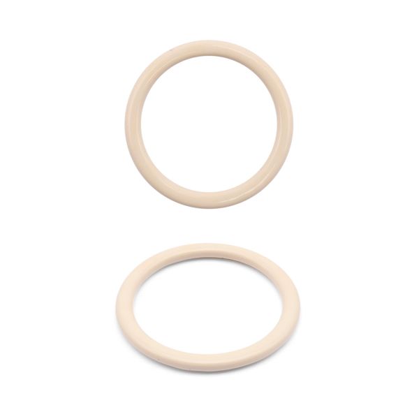 Кольца для бюстгальтера металл ⌀15.0 мм, 20 шт, C571 молочный, ГВ800