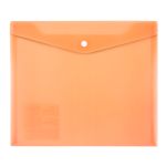 Папка-конверт для тетрадей с кнопкой A5+ 180 мкм волокно, 20 шт, оранжевый EC211130212, Expert Complete