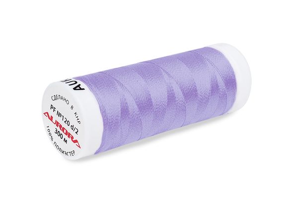 Нитки для креативных работ Aurora №120, 300 м, цв. PF622, 5 катушек