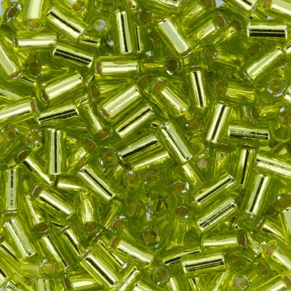 Бисер Toho Bugle 3 (3 мм), 500 г, 0024 салатовый