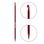 Крючок-спица для вязания ⌀4.0 мм, 15 см, алюминий, Gamma CH-N