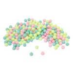 Бусины пластик ⌀8 мм, 50 г, микс цвета, матовые, круглые, Astra&Craft (яркий), 1AL139-2