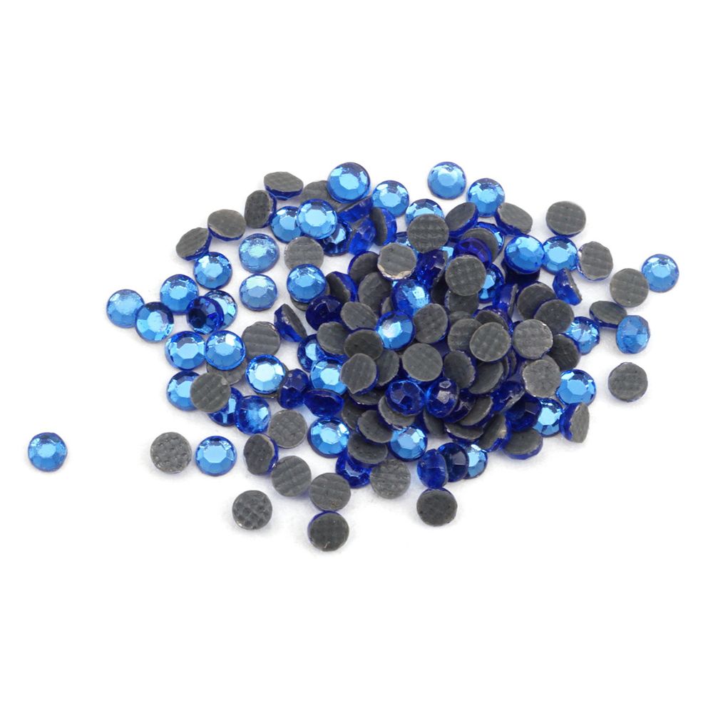 Стразы термоклеевые, 2 мм, ss6, 150 шт/упак (117 св.синий)