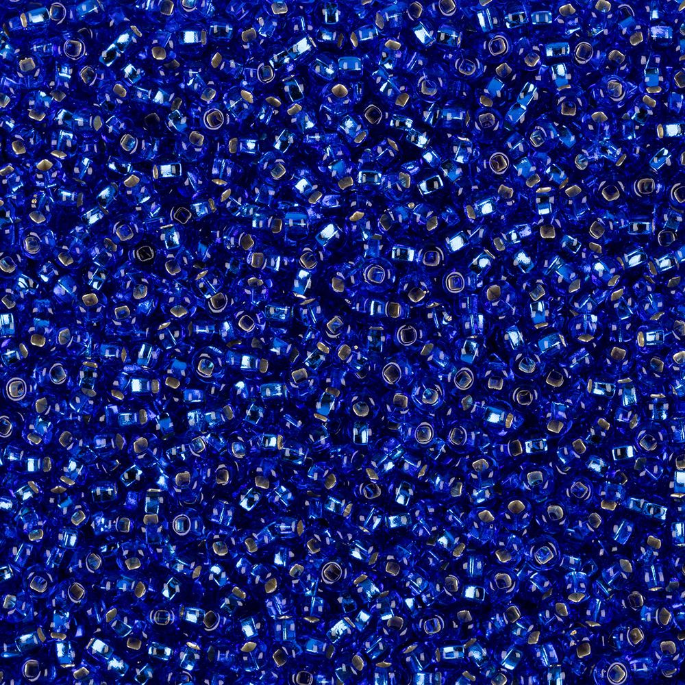 Бисер Preciosa круглый 10/0, 2.3 мм, 50 г, 37050 голубой, 311-29001 (331-29001)