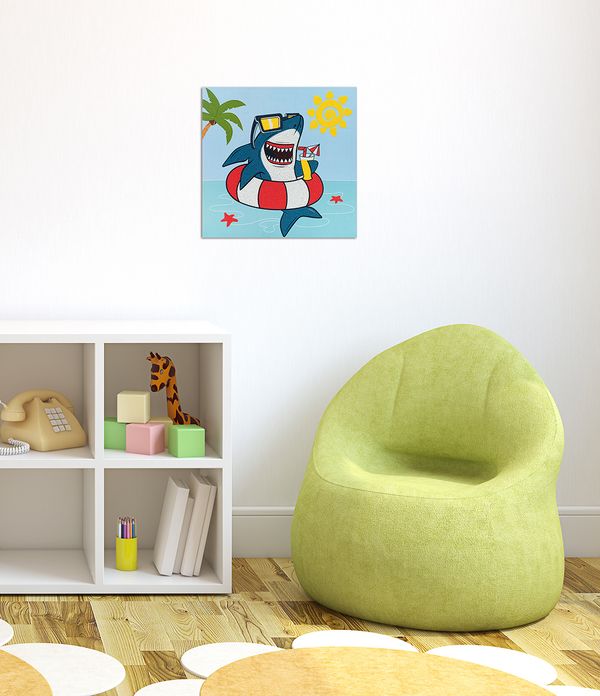 Алмазная (кристальная) мозаика Фрея ALBP-315, постер В отпуске, 30х30 см