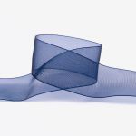 Лента капроновая (органза) 38.0 мм / 22.8±1 метра, 095 чернильный, Blitz OR-38