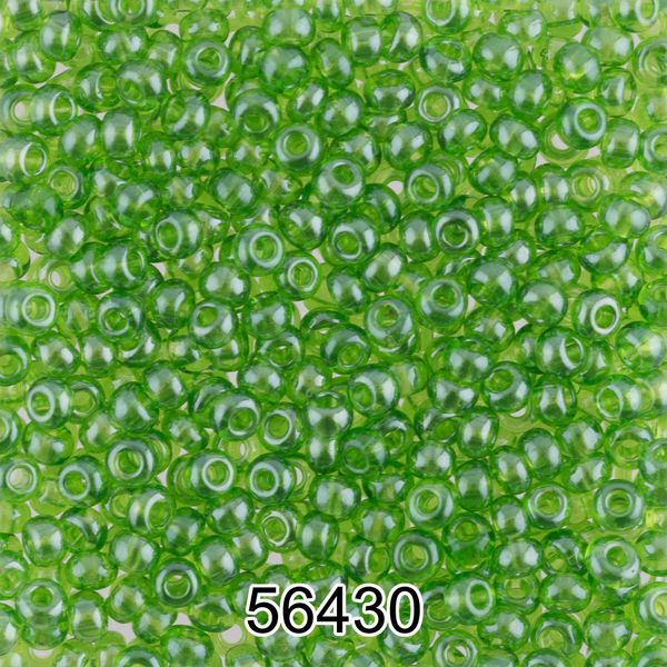 Бисер Preciosa 10/0 (2.3 мм), 500 г, 56430 (Ф284) салатовый