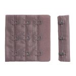 Застежки для бюстгальтера текстильные 3х3, 57 мм, 1645 шиншилла, 2587, 25 шт, Arta