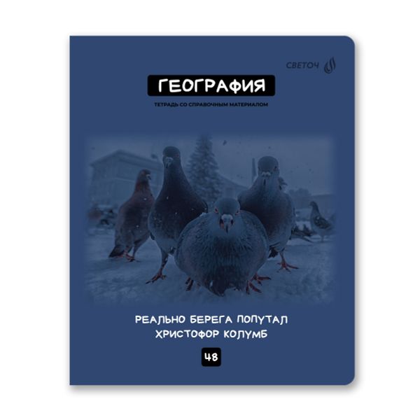 Комплект тетрадей со справочными материалами Мраксимализм, A5 48 л. 12 шт на скобе 60 г/м², белизна 90% 1 шт клетка/линия, 01890 12 предметов, Светоч Т292