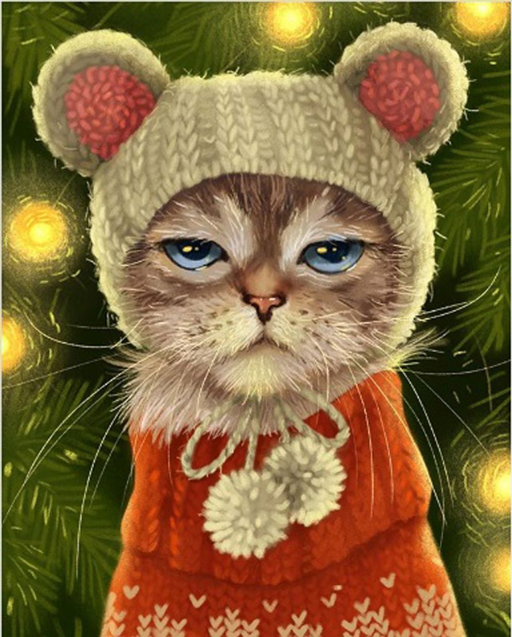 Пазл 500 элементов, Угрюмый кот, PZL-500/05, Фрея