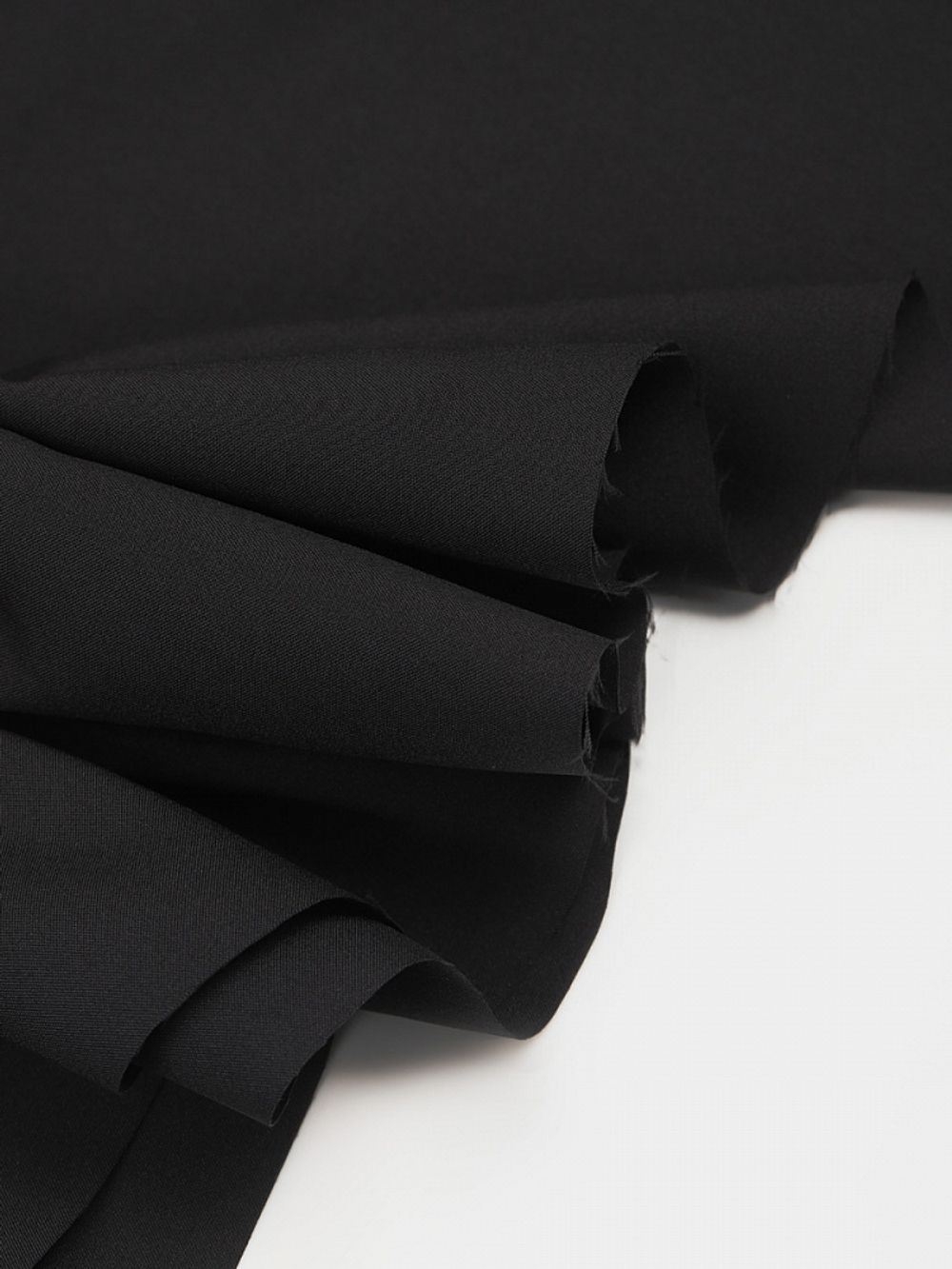 Ткань подкладочная (таффета) эластичная 62 г/м², 150 см / 30 метров, черный