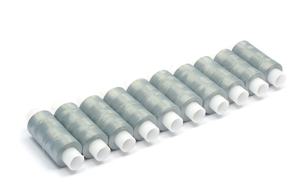 Нитки оверлочные 10кат. 200м серый